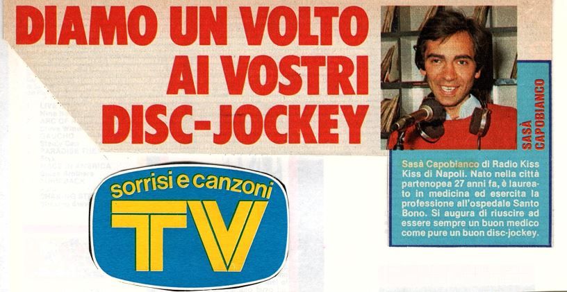 Il Signore dell'etere - Sasà Capobianco durante una diretta radiofonica negli studi di Radio Kiss Kiss